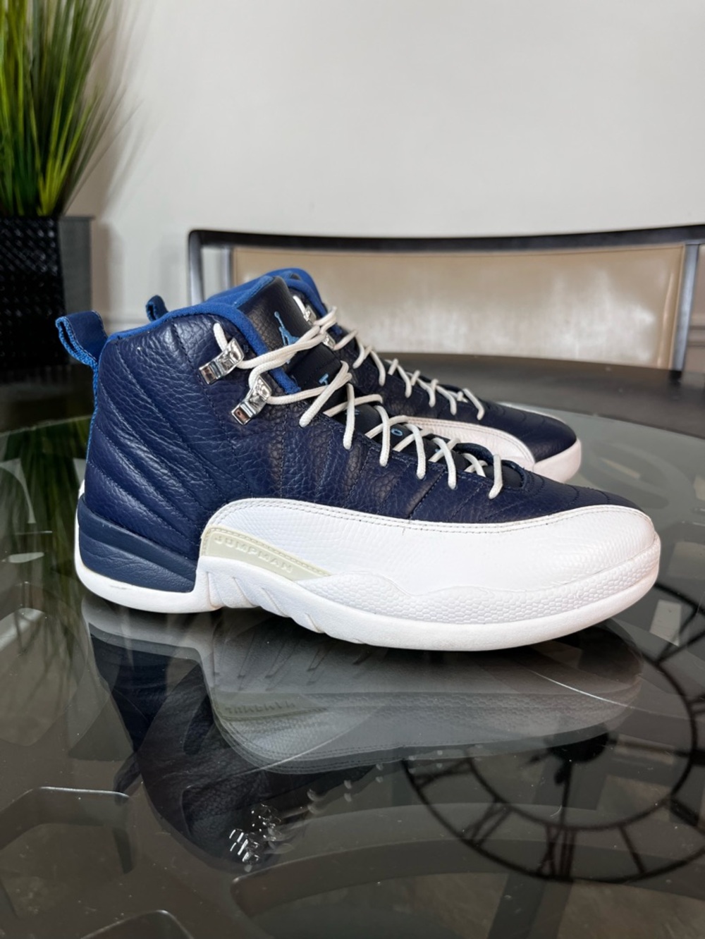 Nike Air Jordan 12 Retro OBSIDIAN Sneakers Sz 8.5